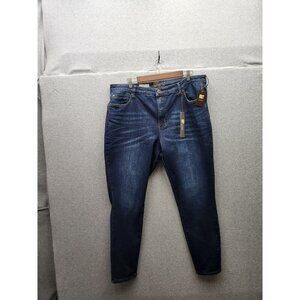 Kut From The Kloth VIV Toothpick Skinny Jeans 26W Dark Wash Denim Womens Plus Si